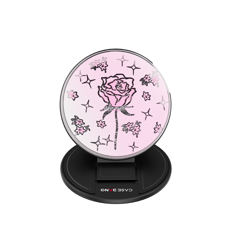 Flowing Rose MagSafe Grip Stand - CaseBangMagsafe Grip StandCaseBangBase Stand + Back Cover